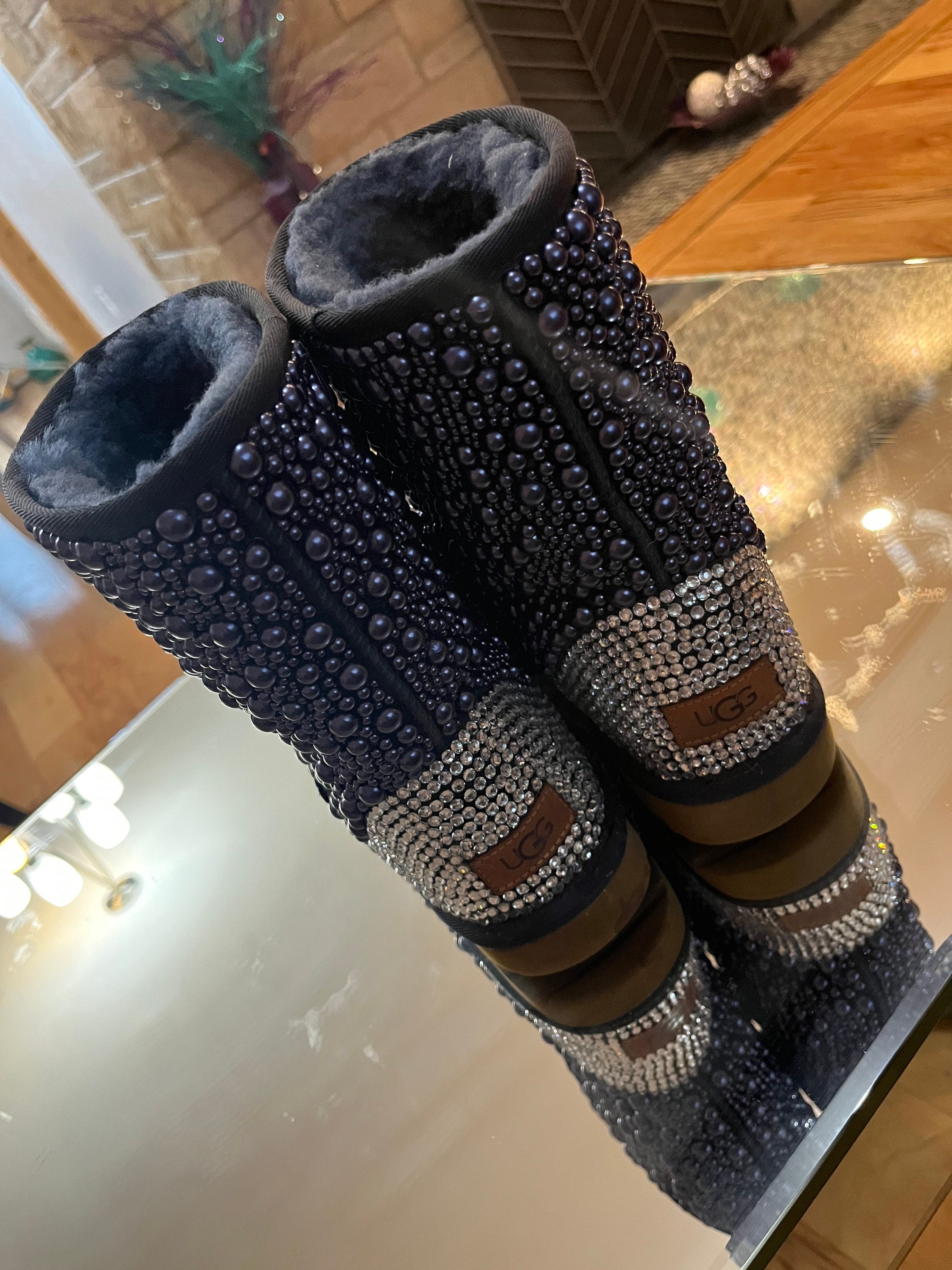 LV Designer Ugg Inspired Boots