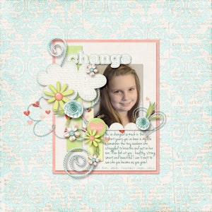 Digital Scrapbooking Kit Brighter Days Ahead Printable Paper Craft image 2