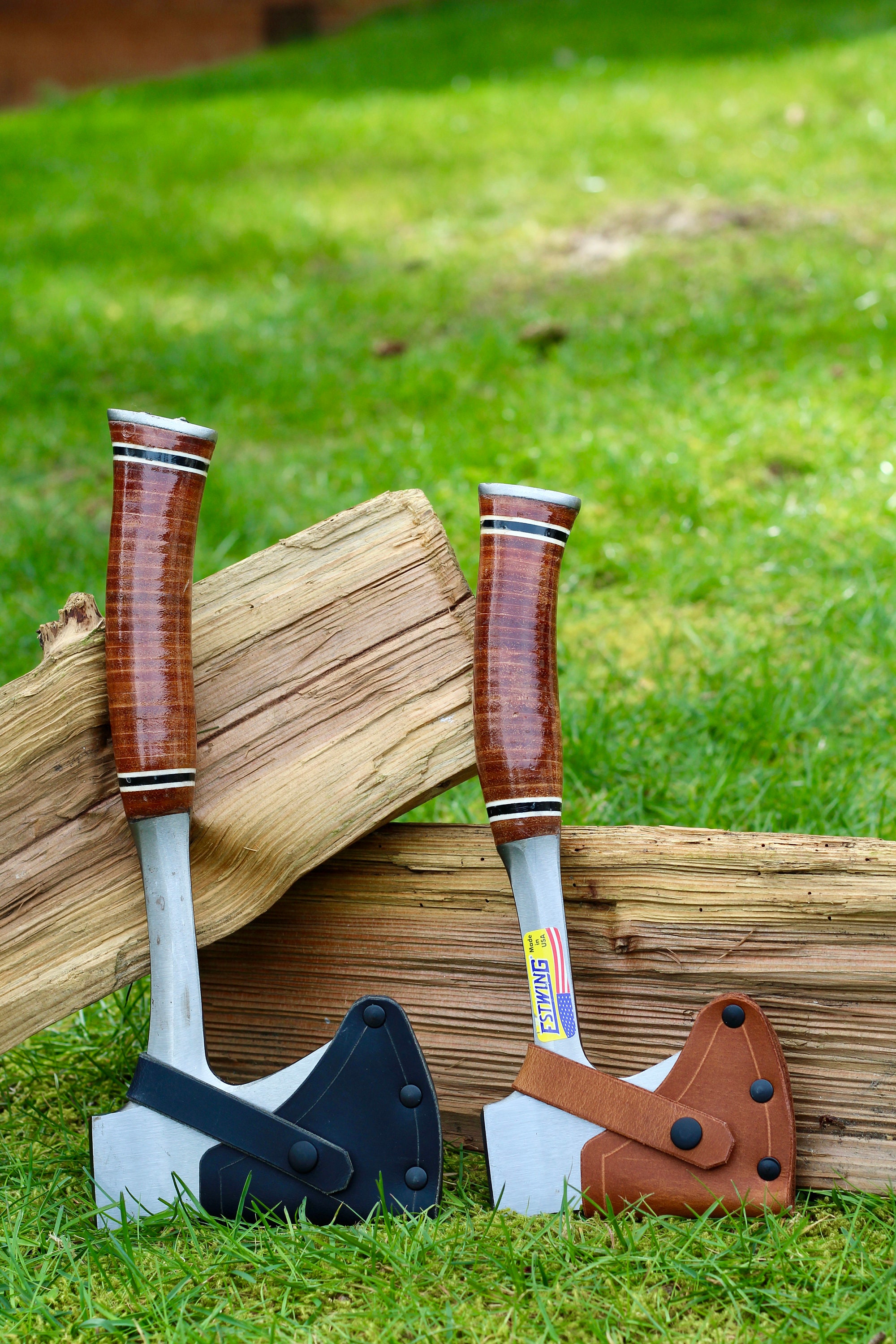 Leather Axe Sheath for Estwing Camping and Sportsman's Axe Series (fits