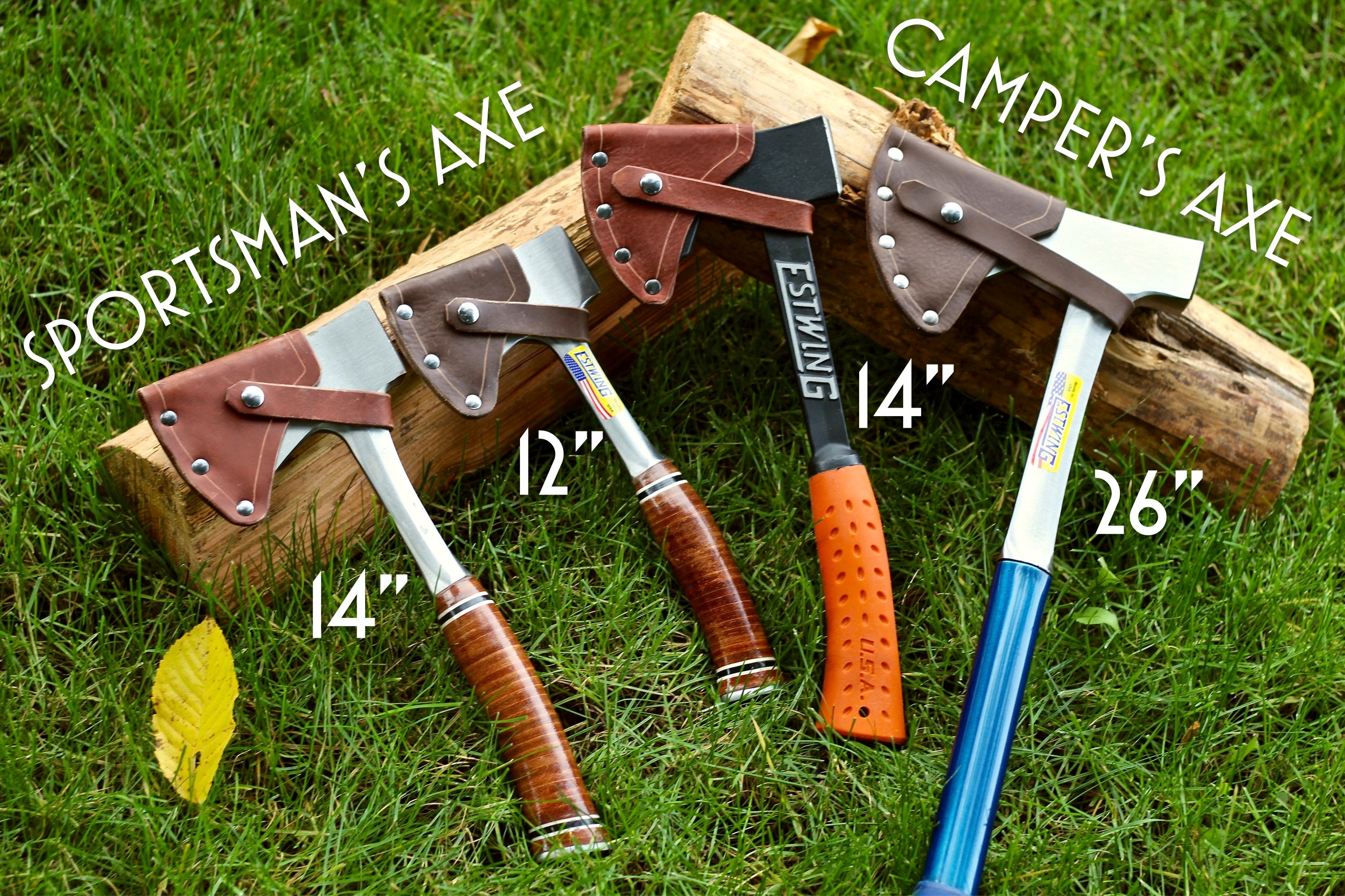 Leather Axe Sheath for Estwing Camping and Sportsman's Axe Series (for
