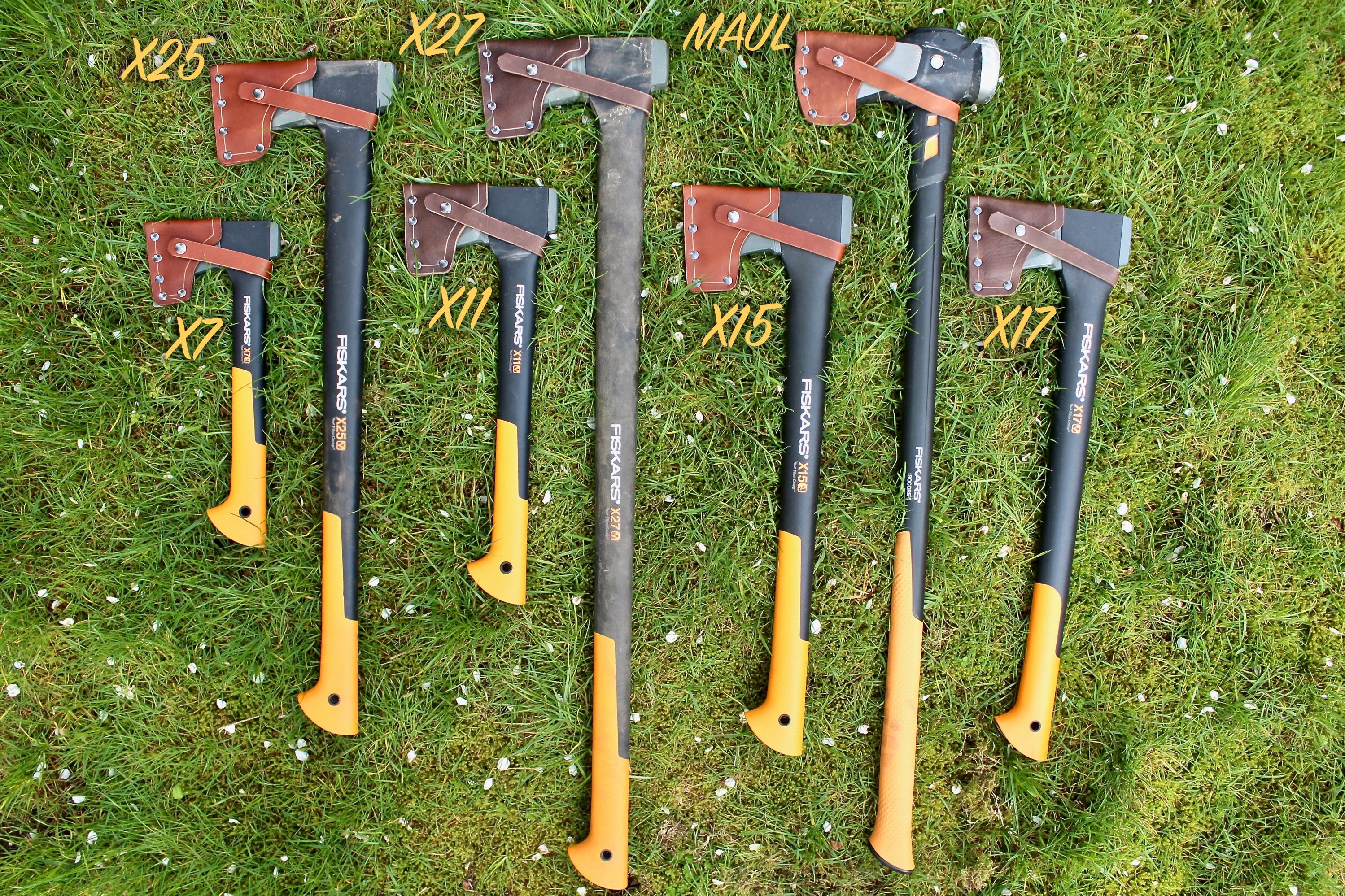 Leather Axe Sheath For Fiskars X Series for X7 X11 X15 X17 X25 