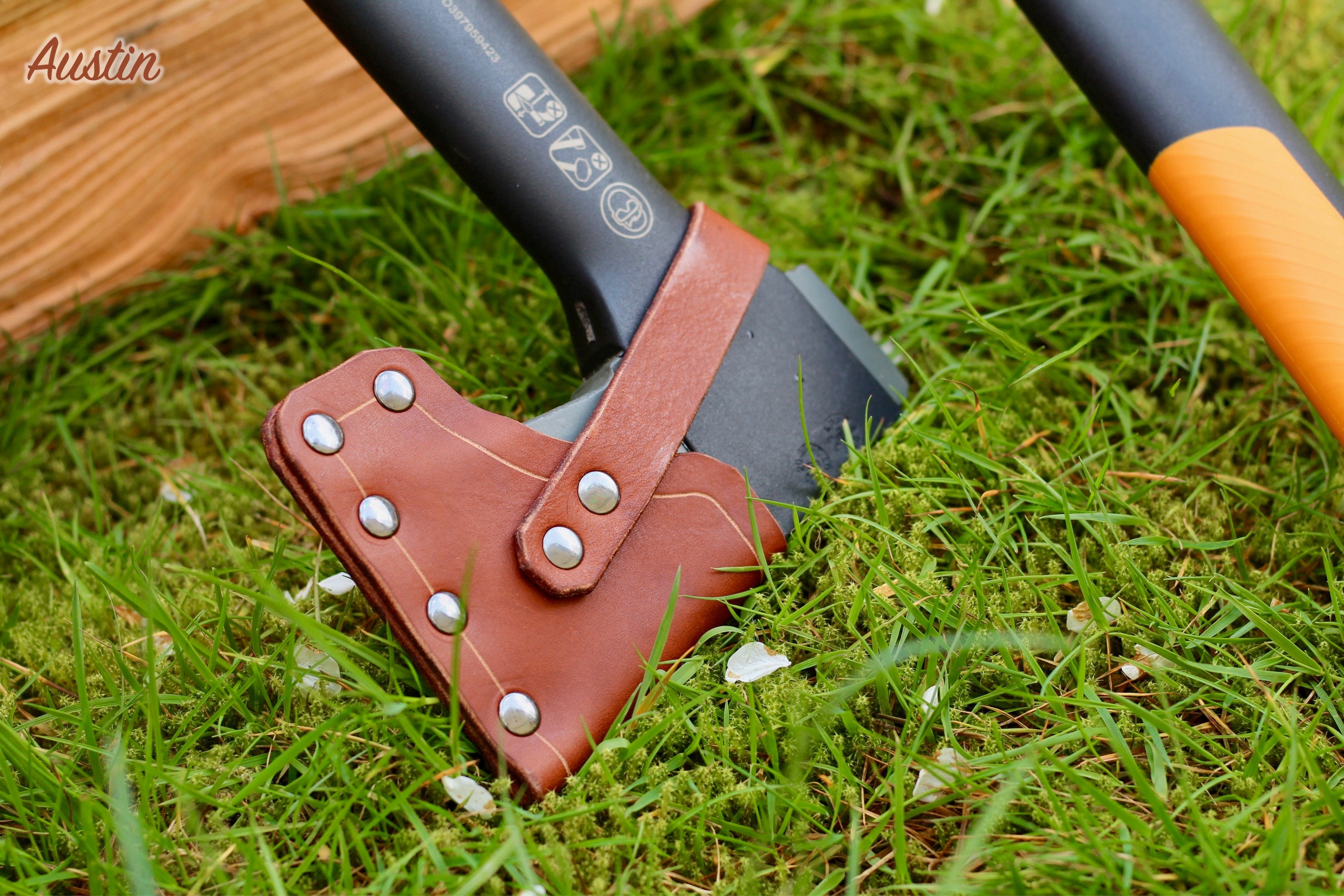 Leather Axe Sheath For Fiskars X Series for X7 X11 X15 X17 X25 