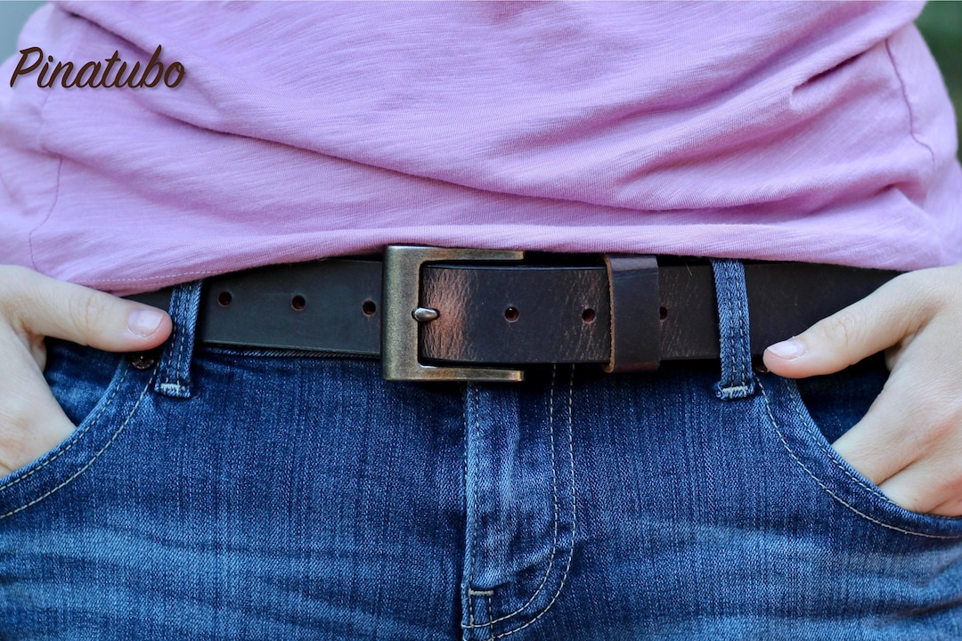 Under The Tree- We Make The Best Belts You Have Ever Worn Tan / Nickel Plated Brass / 40 to Center Hole