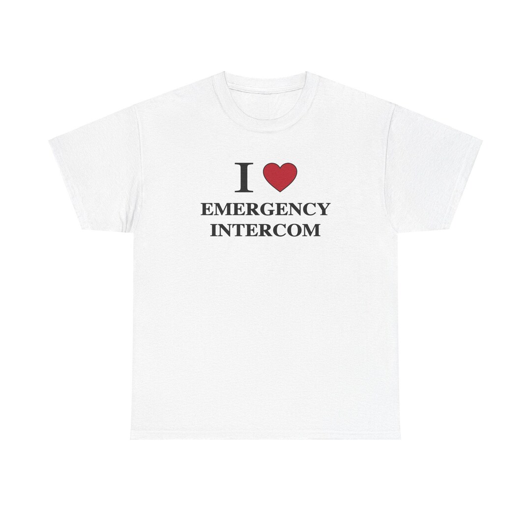 I Heart Emergency Intercom Merch Fan Shirt, Unisex Tee, Emergency