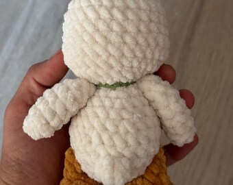 かぎ針編みのアヒルの編みぐるみパターン：初心者向け、縫う手間が