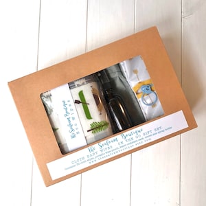 Flannel Baby Wipes Gift Set | Eco Baby Wipes | Cloth Baby Wipes | Set of 30 Wipes