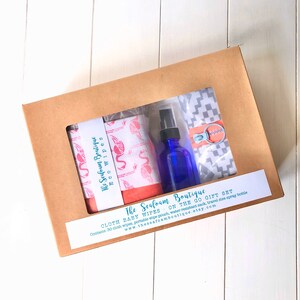 Flannel Baby Wipes Gift Set | Eco Baby Wipes | Cloth Baby Wipes | Set of 30 Wipes