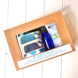 Flannel Baby Wipes Gift Set | Eco Baby Wipes | Cloth Baby Wipes | Set of 30 Wipes