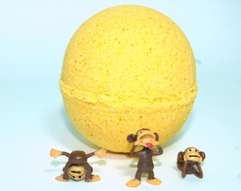 Monkey Farts Bath Bomb - Bomba de baño para niños - ¡Juguete sorpresa dentro!