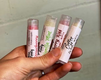 Cherry Kiss Lip Balm - Fruity Lip Balm - Cherry Lip Balm