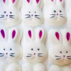 Hoppy Osterhasen-Badebombe - Osterkorbfüller-Ideen - Häschen-Badebombe - Kaninchen-Badebombe - Oster-Badebombe