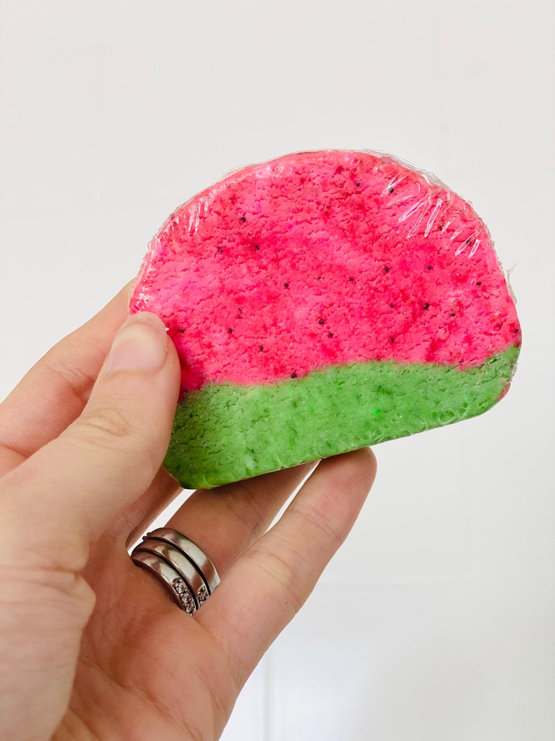 Watermelon Bubble Bar Cucumber Melon Bubble Bar Solid Bubble Bath image 2