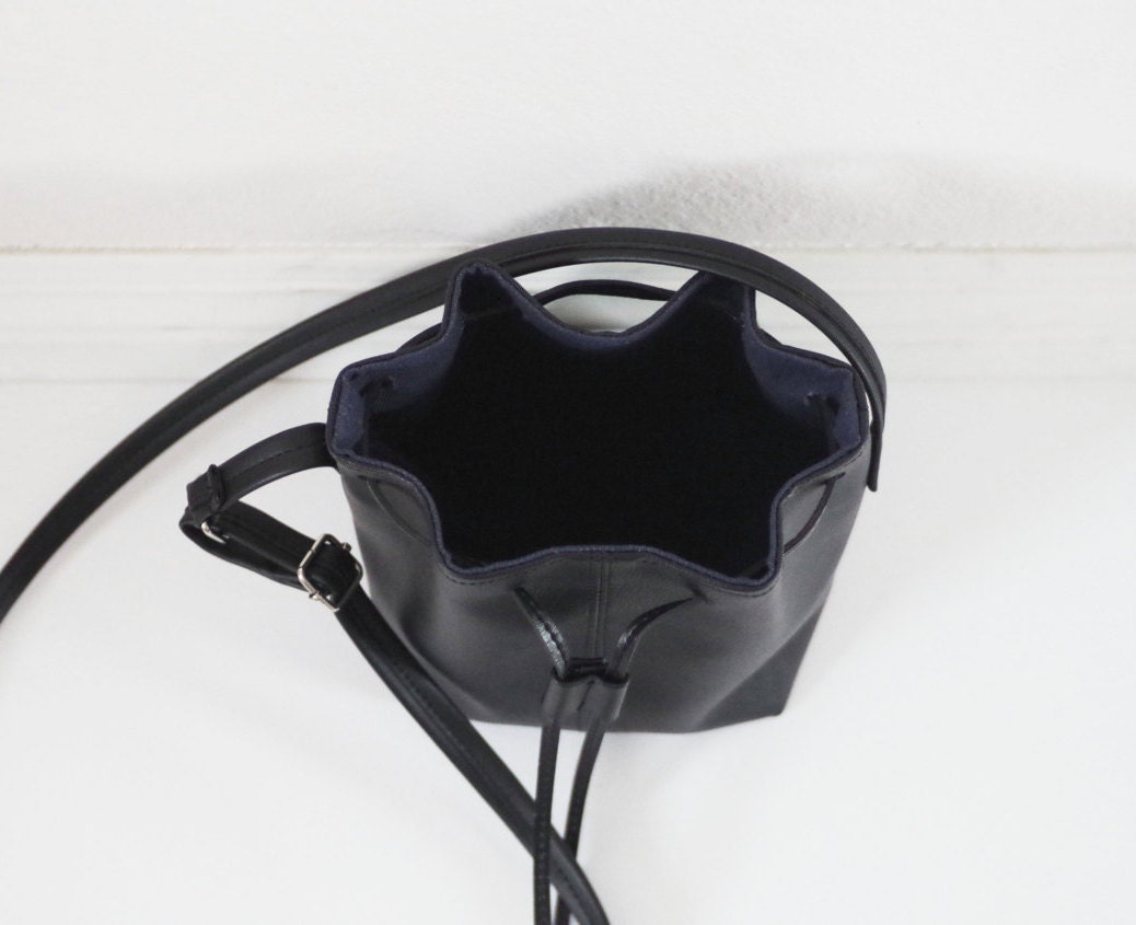Vegan Leather Mini Bucket Bag main image 0