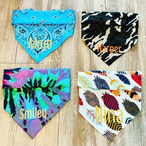 Personalized Dog Bandana