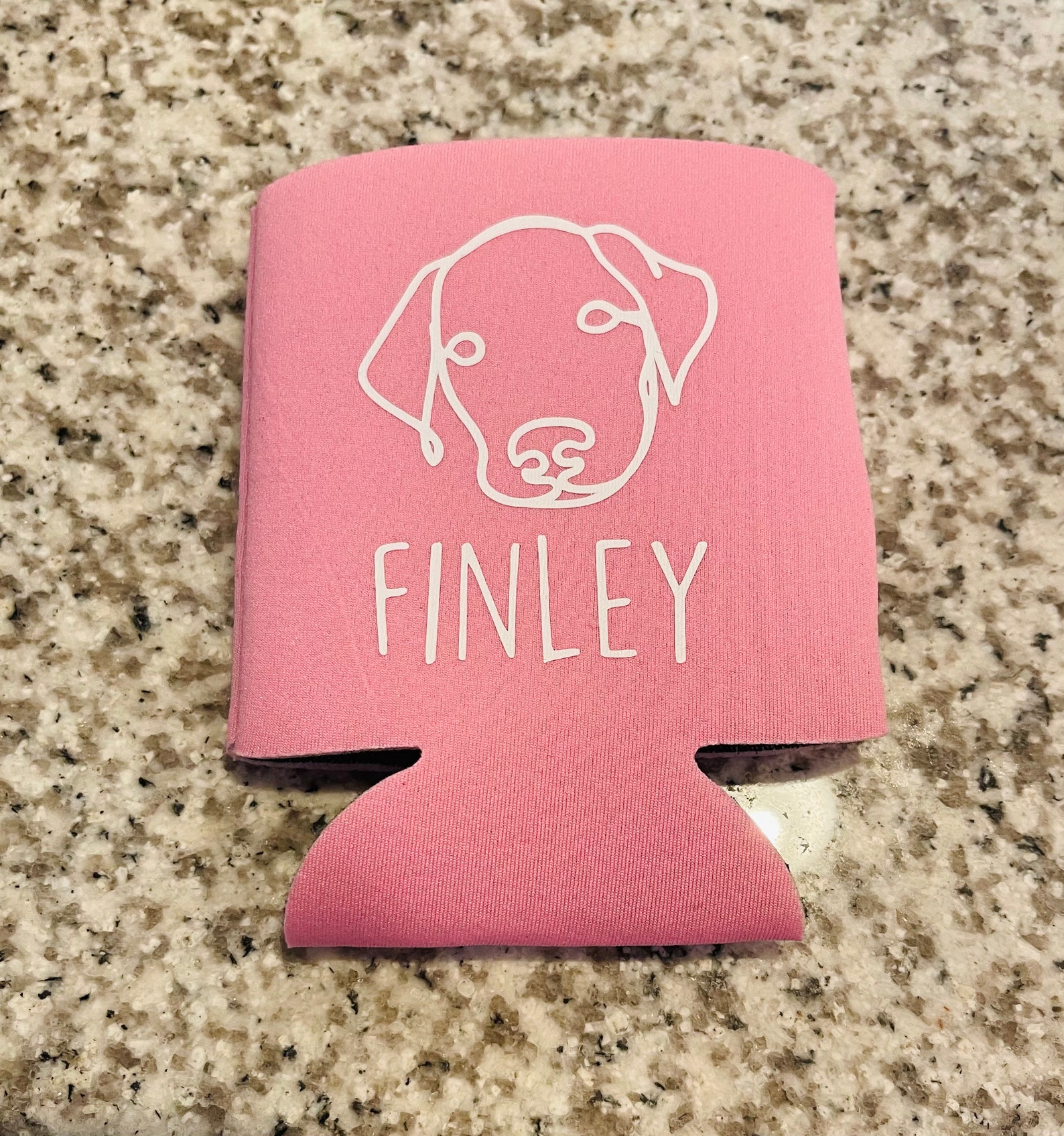 Custom Dog Art Koozie Etsy