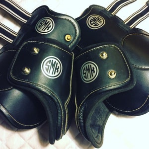 Boot Monogram Decals (set of 4)