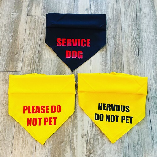 Leash Wrap Leash Sleeve DO NOT PET Service Dog Gear Working Etsy