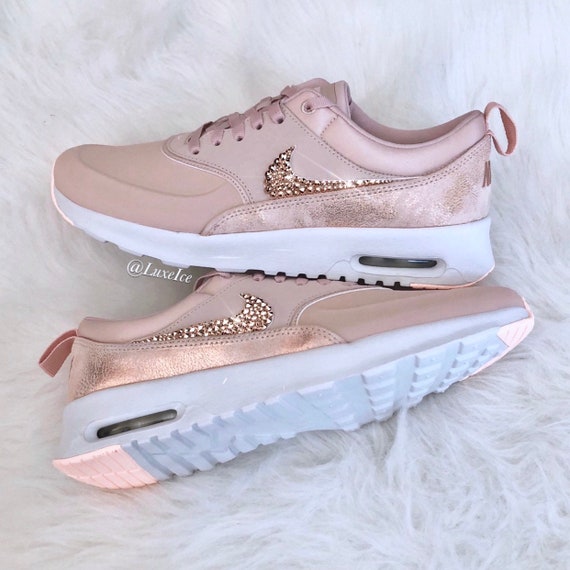 Swarovski Nike Air Max Thea Premium Particle Beige/Summit | Etsy Swarovski Nike Air Max Thea Premium Particle Beige/Summit | Etsy