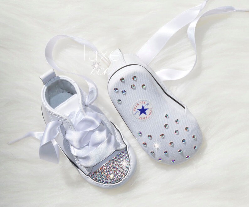 swarovski baby converse