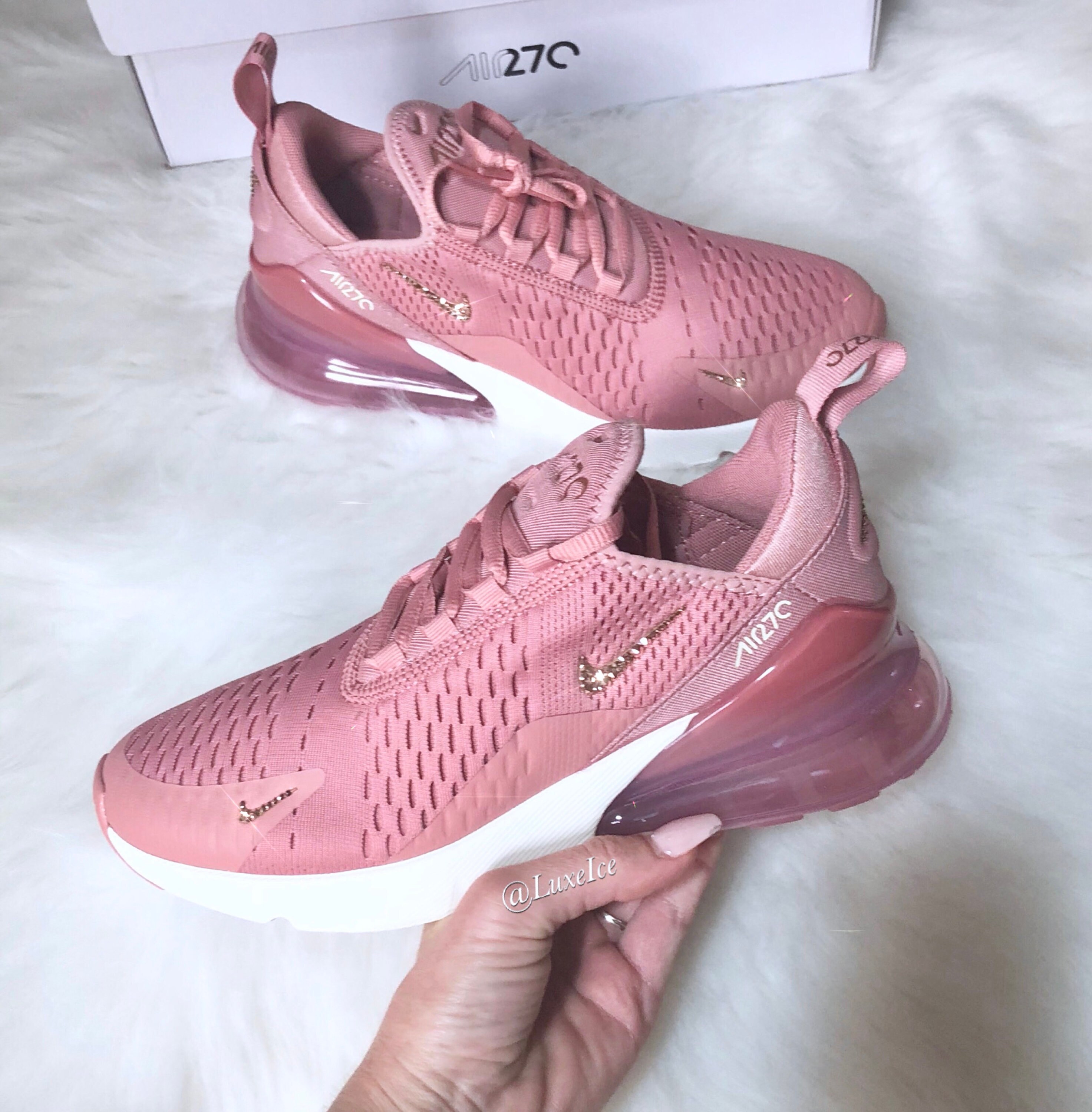 nike air max 270 rust pink