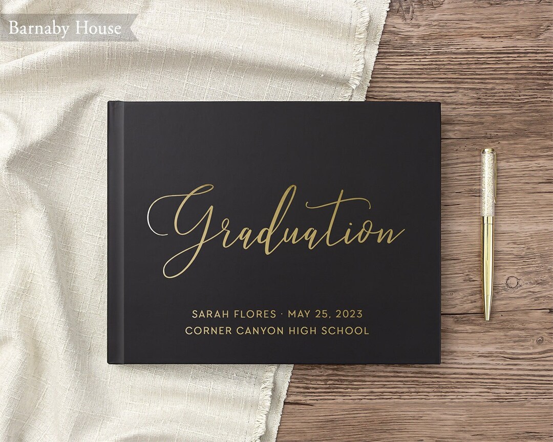Graduation Party Guest Book for High School Graduation Party Classmates ...