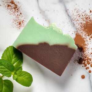 Miobair Bar Soap (Spearmint & Cocoa) - Vegan and Cruelty Free