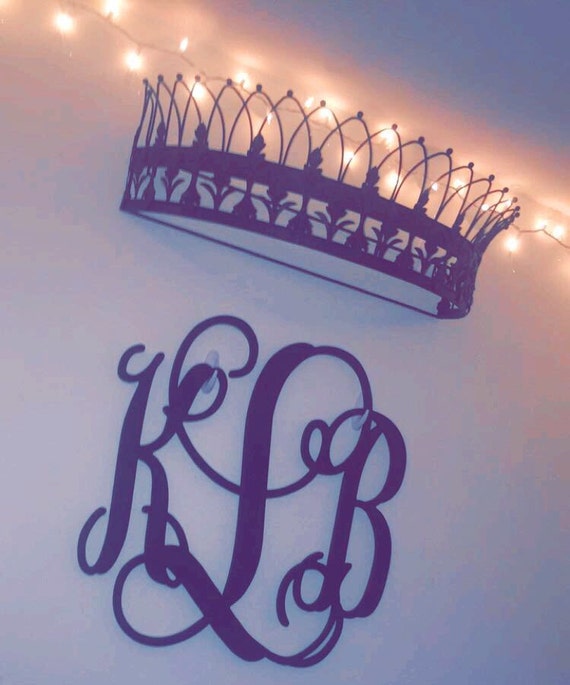 monogram wall art for nursery