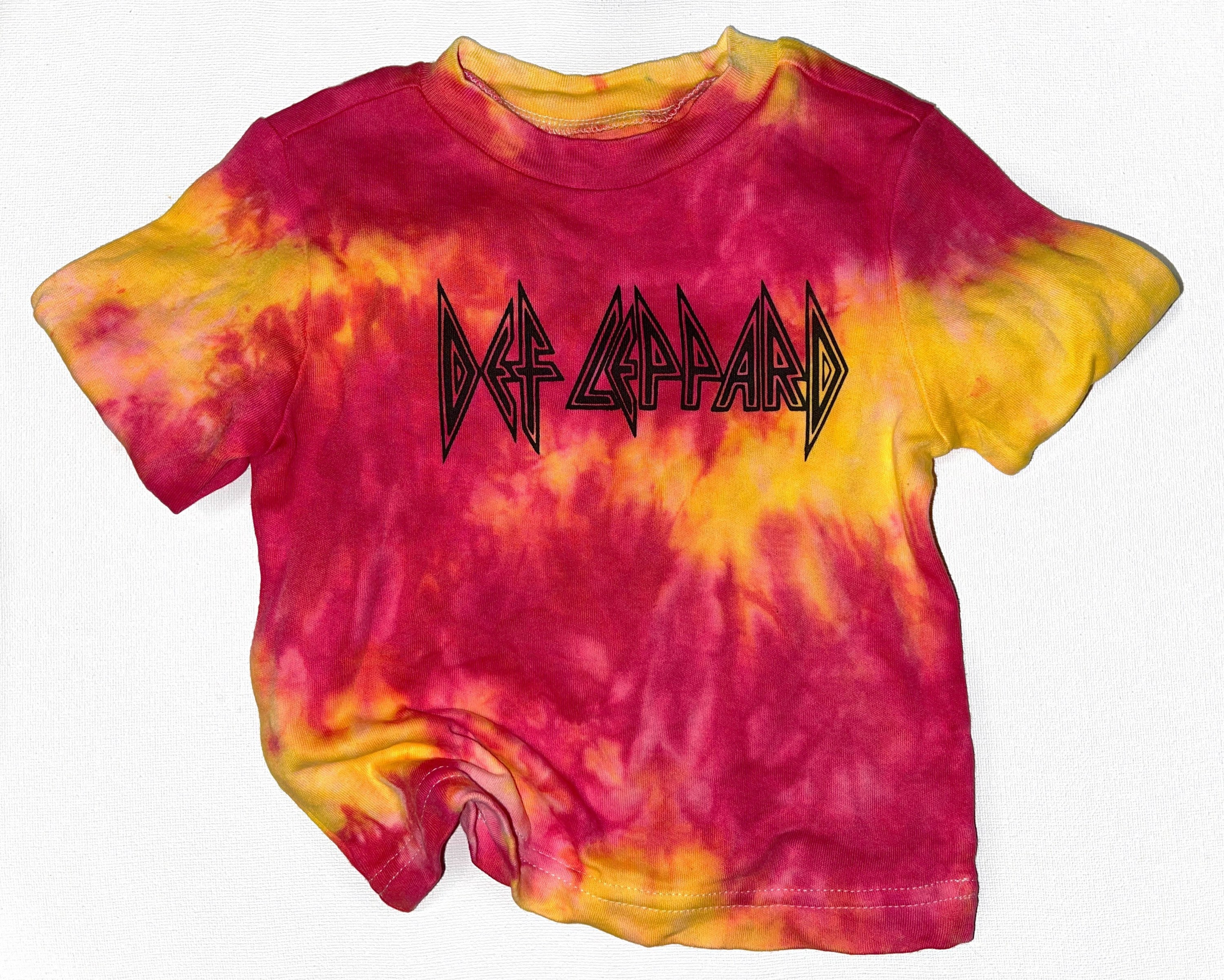 def leppard blue tie dye shirt