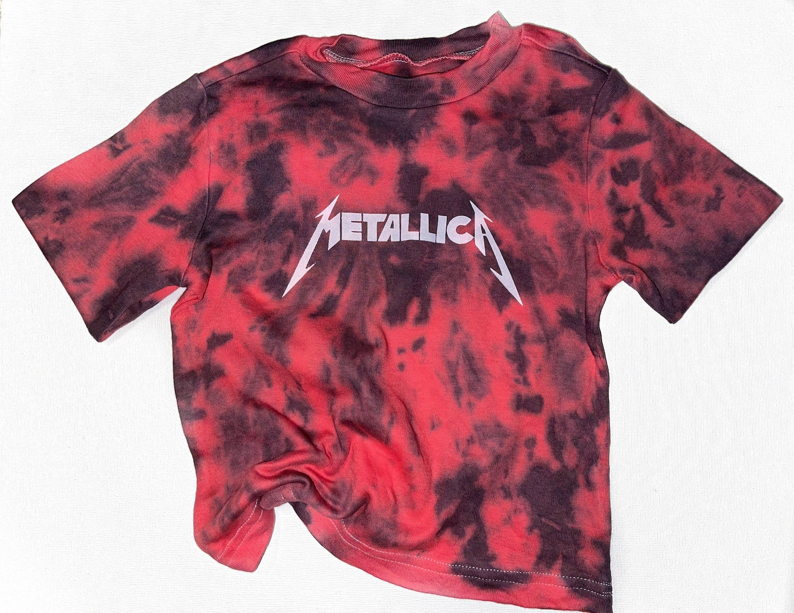 Metallica TieDye Baby/Toddler TShirt Baby Band Tee Etsy
