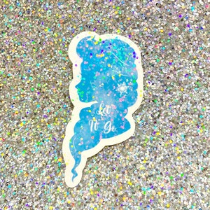 Elsa Sticker | Let It Go Sticker | Fairy Tale Sticker | Princess Sticker | Frozen Decal | Elsa Frozen Princess Sticker | Disney Inspired image 2