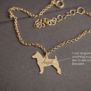 Personalized Jack Russell Terrier Bracelet: Sterling Silver Dog Charm