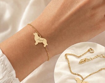 Personalized Golden Retriever Bracelet: Engraved 925 Sterling Silver