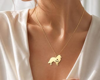 Personalized Shetland Sheepdog Necklace: Sterling Silver Sheltie Dog Jewelry