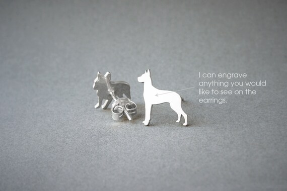 Great dane earrings sale