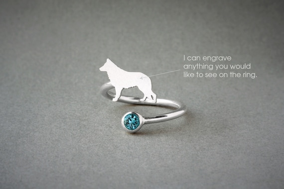 German shepherd deals ring