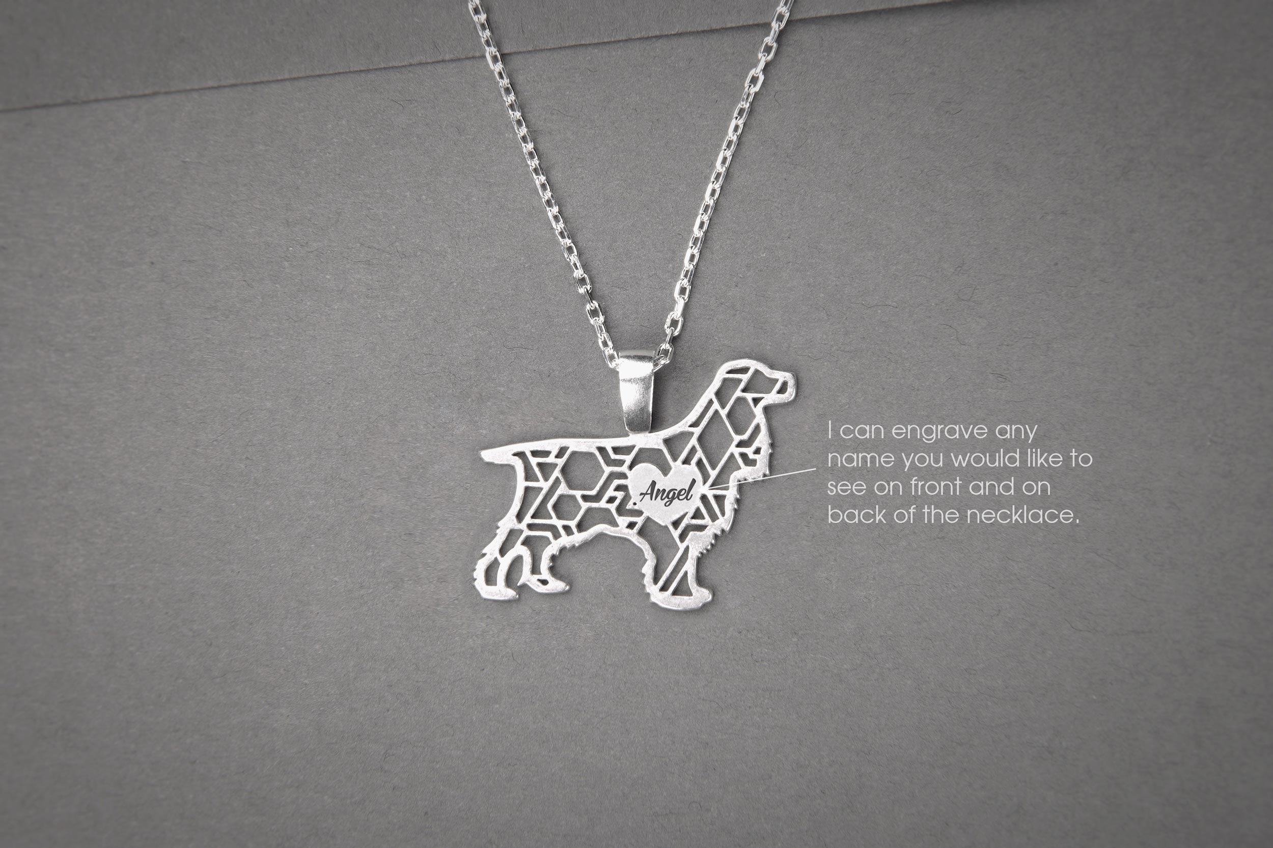 Cocker on sale spaniel necklace