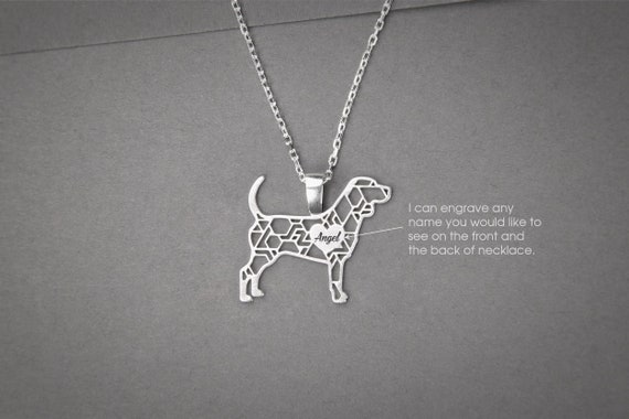 Beagle Necklace - Heart Beagle Necklace - Heart