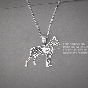 Buy Personalised DOBERMAN PINSCHER Necklace Doberman Name Jewelry Dog Breed Necklace Dog Necklaces Modern Dog Necklace Online in India Etsy