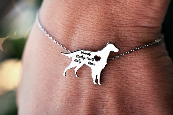 Personalised dog bracelet hotsell
