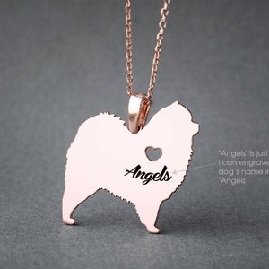 CHOW CHOW NAME Halskette - Chow Chow Name Halskette - Personalisierte Halskette - Hunderasse Halskette - Hund Halskette