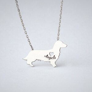 Personalised DACHSHUND BRACELET / DACHSHUND Bracelet / Doxie Bracelet / Dog Bracelet / Silver, Gold Plated or Rose Plated. image 2