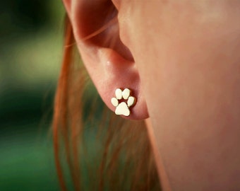 Paw Print Earrings • Paw Earrings • Dog Paw • Cat Paw • Paw Jewelry • Paw Print • Paw • Dog Earrings • Cat Earrings • Jewelry