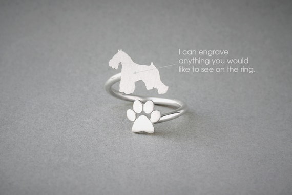 CLEVER SCHMUCK Anello Da Ragazza Con Zampa Di Cane, In Argento - Foto 8