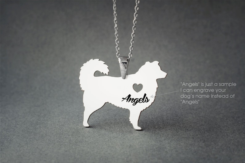 Personalised Necklace Dog breed Jewelry Australian Shepherd Name Jewelry Dog Necklaces AUSTRALIAN SHEPHERD NAME Necklace