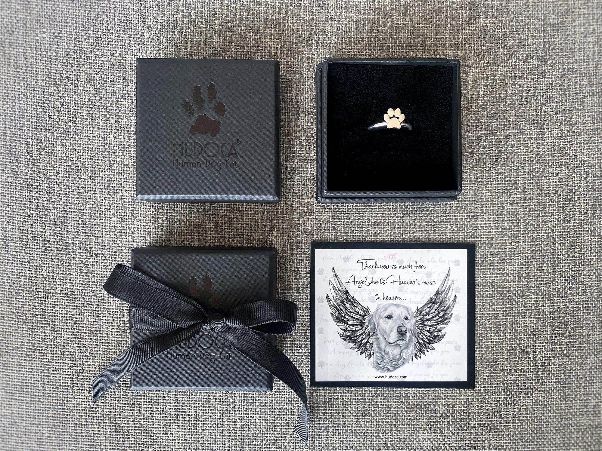 CLEVER SCHMUCK Anello Da Ragazza Con Zampa Di Cane, In Argento - Foto 3