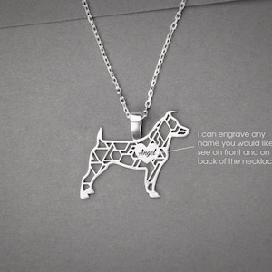 Personalized Jack Russell Terrier Necklace: Sterling Silver Dog Breed Jewelry