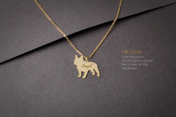 French Bulldog Hard Gold Plated Pendant – Louise's Doggie Charms