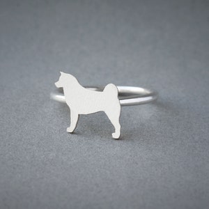 AKITA Ring • Akita Inu • Name Ring • Ring • Custom Ring • Dog Gift • Dog Ring • Dog Breed • Akita Gift