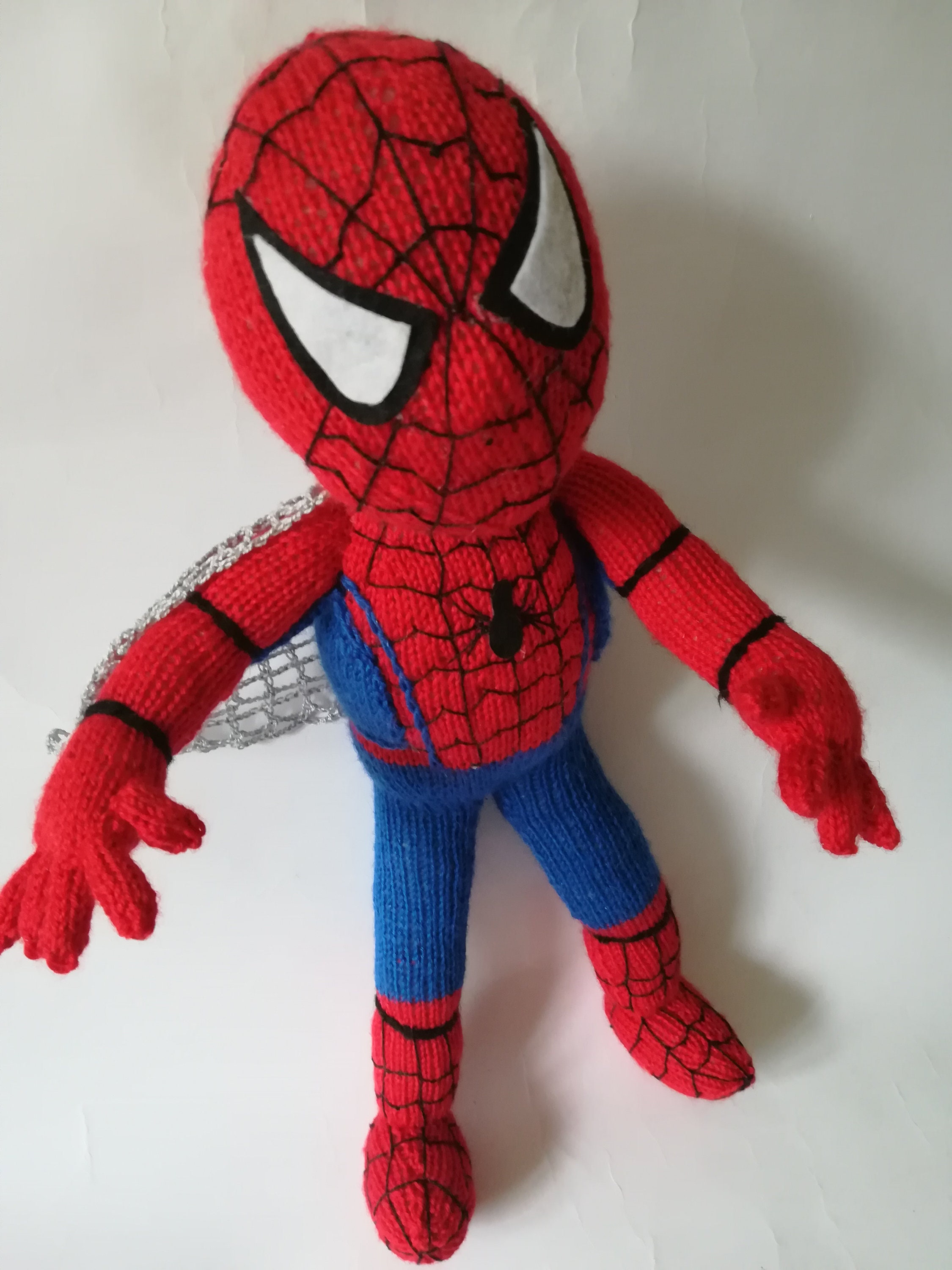 Spiderman a knitting pattern Doll Superman Handmade Knitted Etsy