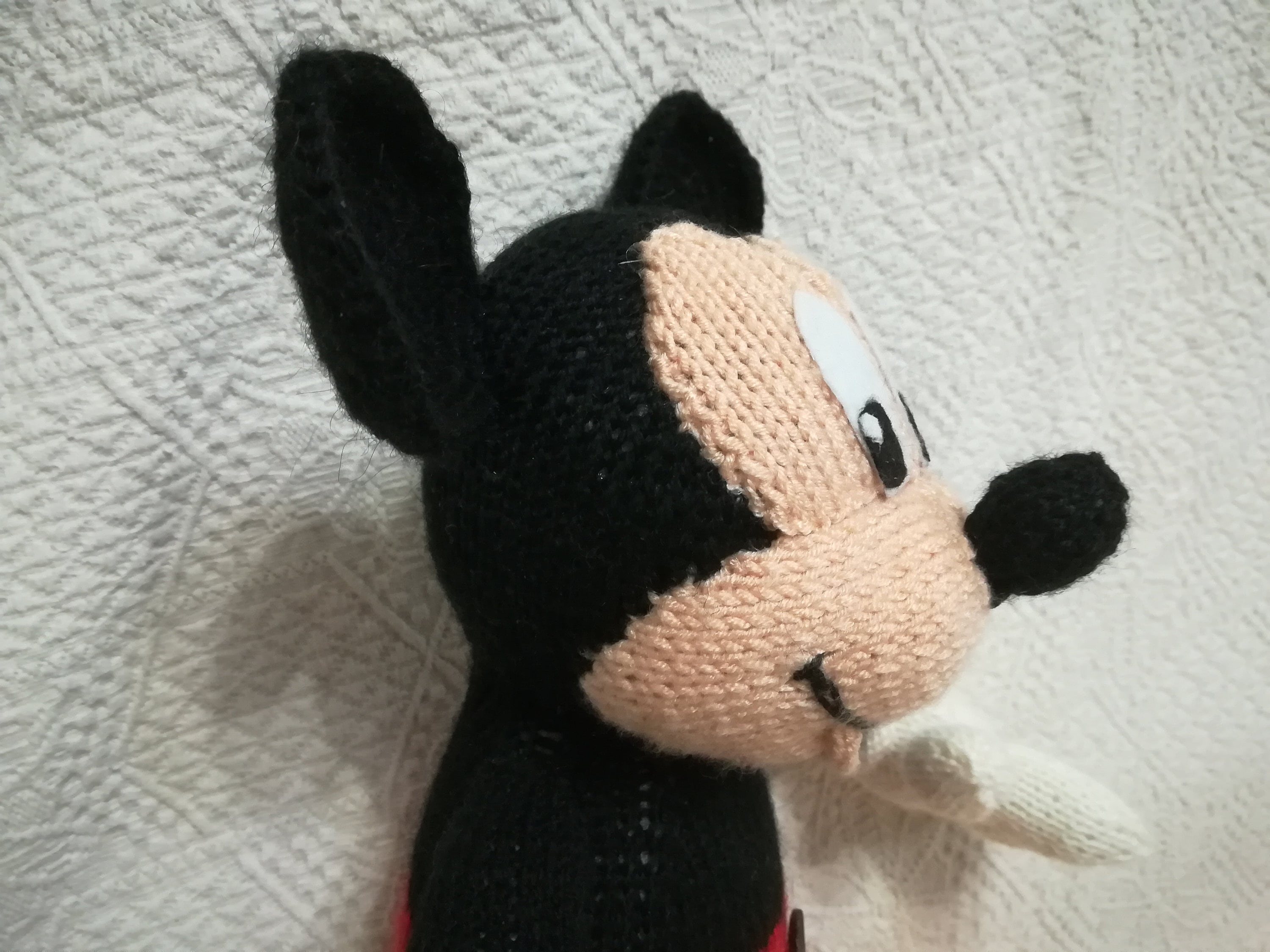 Mickey Mouse a knitting pattern Handmade Knitted toy Etsy